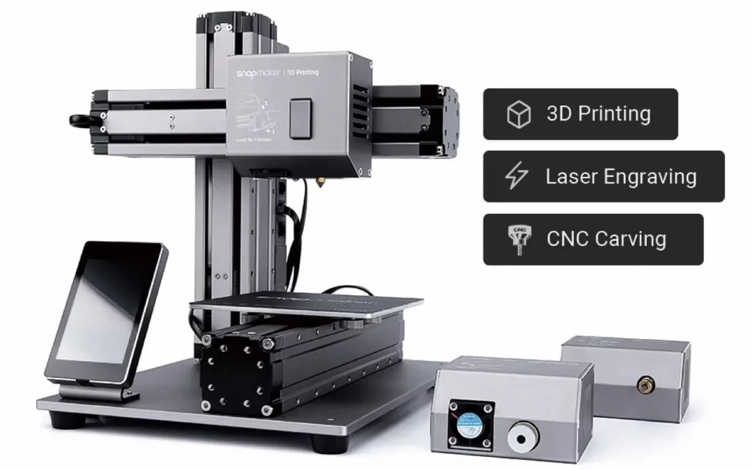 The Snapmaker Printer: Unleashing the Power of 3D Printing, CNC Carving, and Laser Engraving in One Device